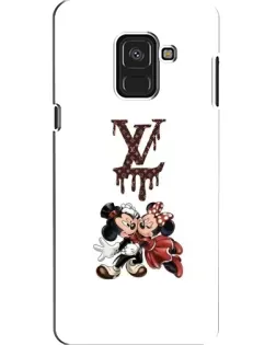 Чехол для Samsung Galaxy A8 2018 (A530F) с картинкой «LV и Микки Маус»