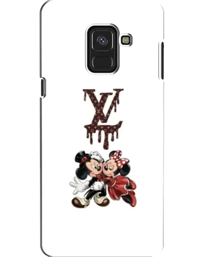 Чехол для Samsung Galaxy A8 2018 (A530F) с картинкой «LV и Микки Маус»