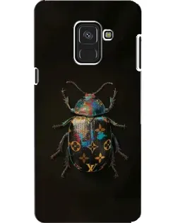 Чехол для Samsung Galaxy A8 2018 (A530F) с картинкой «LV — мраморный принт»