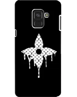 Чехол для Samsung Galaxy A8 2018 (A530F) с картинкой «Цветочная монограмма»
