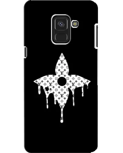 Чехол для Samsung Galaxy A8 2018 (A530F) с картинкой «Цветочная монограмма»