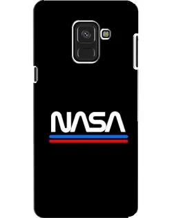 Чехол для Samsung Galaxy A8 2018 (A530F) с картинкой «NASA — классика Red Blue» Чехол для Samsung Galaxy A8 2018 (A530F) с картинкой «NASA — классика Red Blue»