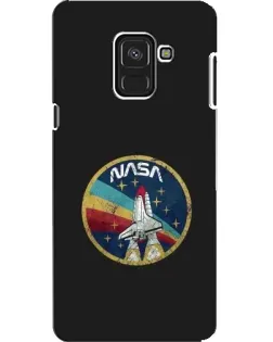 Чехол для Samsung Galaxy A8 2018 (A530F) с картинкой «NASA — эмблема миссии» Чехол для Samsung Galaxy A8 2018 (A530F) с картинкой «NASA — эмблема миссии»