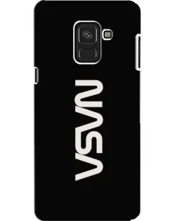 Чохол для Samsung Galaxy A8 2018 (A530F) з картинкою «NASA — вертикальний логотип»