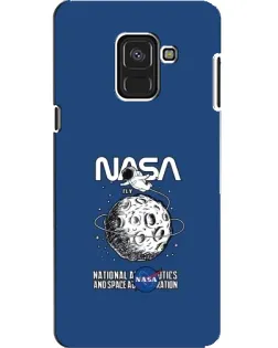 Чохол для Samsung Galaxy A8 2018 (A530F) з картинкою «NASA — місячна місія»
