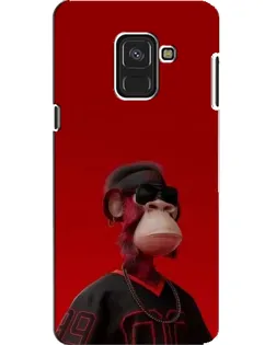 Чехол для Samsung Galaxy A8 2018 (A530F) с картинкой «Bored Ape в красном» Чехол для Samsung Galaxy A8 2018 (A530F) с картинкой «Bored Ape в красном»
