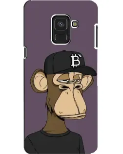 Чехол для Samsung Galaxy A8 2018 (A530F) с картинкой «Bored Ape в кепке»