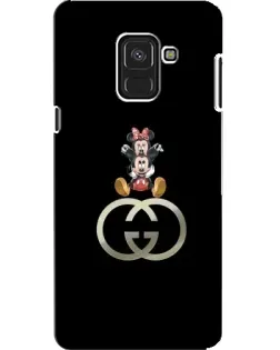 Чохол для Samsung Galaxy A8 2018 (A530F) з картинкою «Мінні Маус на лого»