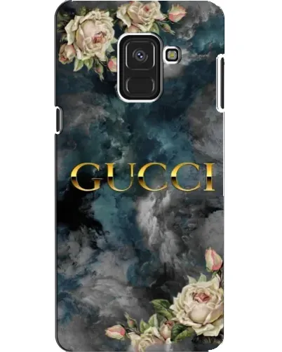 Чехол для Samsung Galaxy A8 2018 (A530F) с картинкой «Абстрактные цветы Gucci» Чехол для Samsung Galaxy A8 2018 (A530F) с картинкой «Абстрактные цветы Gucci»
