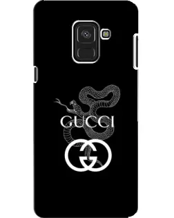 Чохол для Samsung Galaxy A8 2018 (A530F) з картинкою «Gucci — срібна змія»