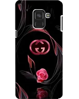 Чохол для Samsung Galaxy A8 2018 (A530F) з картинкою «Gucci — неонова троянда»