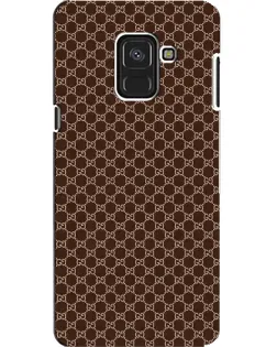 Чехол для Samsung Galaxy A8 2018 (A530F) с картинкой «Gucci — шоколадная сетка»