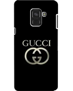 Чехол для Samsung Galaxy A8 2018 (A530F) с картинкой «Gucci — золото на черном»