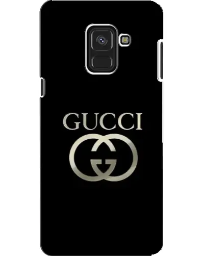Чохол для Samsung Galaxy A8 2018 (A530F) з картинкою «Gucci — золото на чорному» Чохол для Samsung Galaxy A8 2018 (A530F) з картинкою «Gucci — золото на чорному»