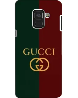 Чехол для Samsung Galaxy A8 2018 (A530F) с картинкой «Gucci — темно-зеленый градиент»