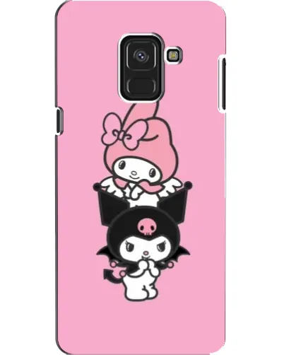 Чехол для Samsung Galaxy A8 2018 (A530F) с картинкой «Трио My Melody и Kuromi» Чехол для Samsung Galaxy A8 2018 (A530F) с картинкой «Трио My Melody и Kuromi»