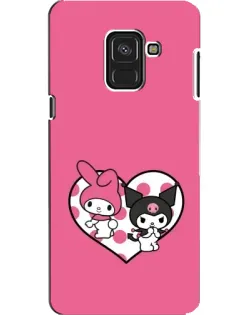 Чехол для Samsung Galaxy A8 2018 (A530F) с картинкой «Kuromi и My Melody» Чехол для Samsung Galaxy A8 2018 (A530F) с картинкой «Kuromi и My Melody»