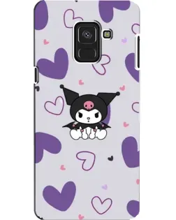 Чехол для Samsung Galaxy A8 2018 (A530F) с картинкой «Kuromi и лавандовые сердца» Чехол для Samsung Galaxy A8 2018 (A530F) с картинкой «Kuromi и лавандовые сердца»