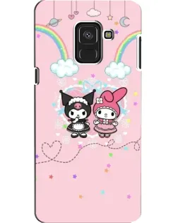 Чехол для Samsung Galaxy A8 2018 (A530F) с картинкой «My Melody и Kuromi» Чехол для Samsung Galaxy A8 2018 (A530F) с картинкой «My Melody и Kuromi»