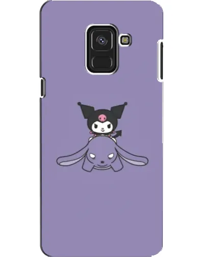 Чехол для Samsung Galaxy A8 2018 (A530F) с картинкой «Kuromi на лиловом фоне» Чехол для Samsung Galaxy A8 2018 (A530F) с картинкой «Kuromi на лиловом фоне»