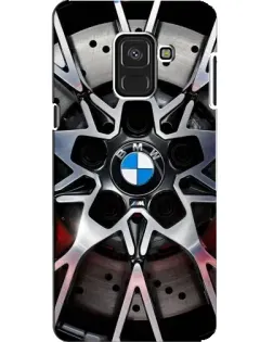 Чехол для Samsung Galaxy A8 2018 (A530F) с картинкой «BMW — деталь диска»