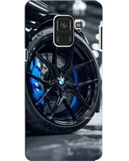 Чохол для Samsung Galaxy A8 2018 (A530F) з картинкою «Колесо BMW зблизька»