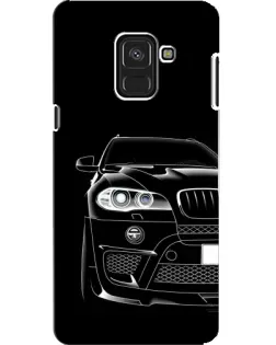 Чохол для Samsung Galaxy A8 2018 (A530F) з картинкою «Темний силует BMW»