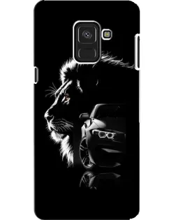Чохол для Samsung Galaxy A8 2018 (A530F) з картинкою «BMW та лев»