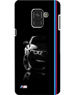 Чохол для Samsung Galaxy A8 2018 (A530F) з картинкою «Силует BMW в темряві»