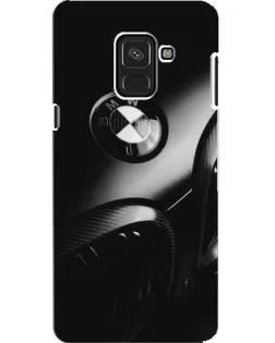 Чохол для Samsung Galaxy A8 2018 (A530F) з картинкою «Емблема BMW — макро»