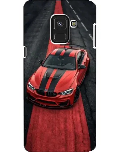 Чохол для Samsung Galaxy A8 2018 (A530F) з картинкою «BMW на червоній доріжці» Чохол для Samsung Galaxy A8 2018 (A530F) з картинкою «BMW на червоній доріжці»