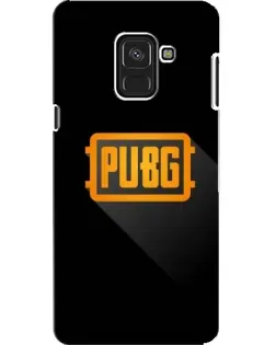 Чехол для Samsung Galaxy A8 2018 (A530F) с картинкой «PUBG — рамка лого»