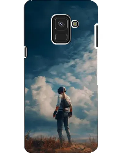 Чехол для Samsung Galaxy A8 2018 (A530F) с картинкой «Герой PUBG на скале» Чехол для Samsung Galaxy A8 2018 (A530F) с картинкой «Герой PUBG на скале»