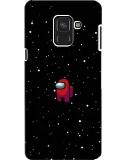Чехол для Samsung Galaxy A8 2018 (A530F) с картинкой «Красный Among Us»