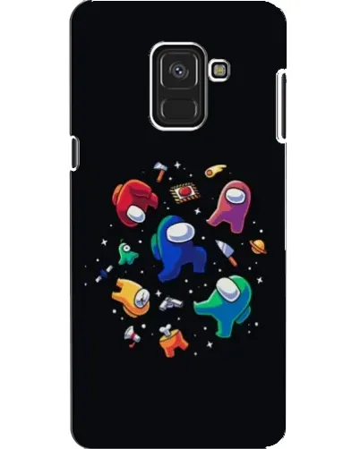 Чехол для Samsung Galaxy A8 2018 (A530F) с картинкой «Among Us космос» Чехол для Samsung Galaxy A8 2018 (A530F) с картинкой «Among Us космос»