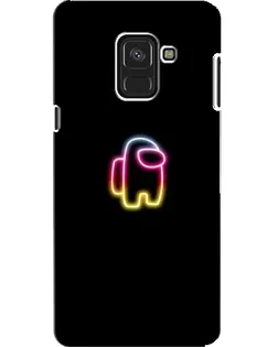 Чехол для Samsung Galaxy A8 2018 (A530F) с картинкой «Among Us градиент»