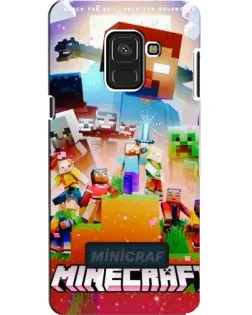 Чохол для Samsung Galaxy A8 2018 (A530F) з картинкою «Minecraft герої гри» Чохол для Samsung Galaxy A8 2018 (A530F) з картинкою «Minecraft герої гри»