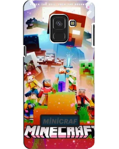 Чехол для Samsung Galaxy A8 2018 (A530F) с картинкой «Minecraft герои игры» Чехол для Samsung Galaxy A8 2018 (A530F) с картинкой «Minecraft герои игры»