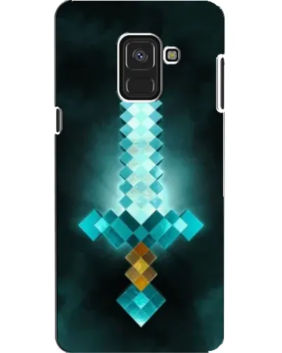 Чехол для Samsung Galaxy A8 2018 (A530F) с картинкой «Алмазный меч неон» Чехол для Samsung Galaxy A8 2018 (A530F) с картинкой «Алмазный меч неон»