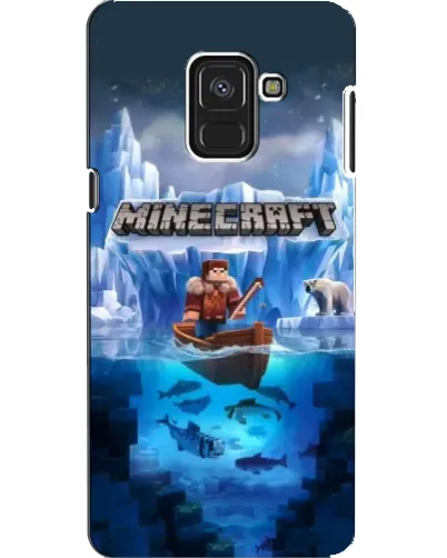Чехол для Samsung Galaxy A8 2018 (A530F) с картинкой «Minecraft ледяной мир» Чехол для Samsung Galaxy A8 2018 (A530F) с картинкой «Minecraft ледяной мир»