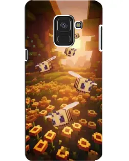 Чехол для Samsung Galaxy A8 2018 (A530F) с картинкой «Поле подсолнухов»