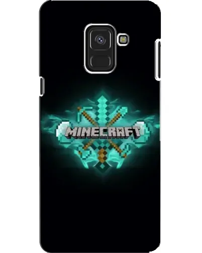 Чехол для Samsung Galaxy A8 2018 (A530F) с картинкой «Minecraft Diamond лого» Чехол для Samsung Galaxy A8 2018 (A530F) с картинкой «Minecraft Diamond лого»