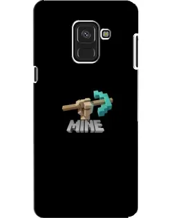 Чехол для Samsung Galaxy A8 2018 (A530F) с картинкой «Алмазная кирка»