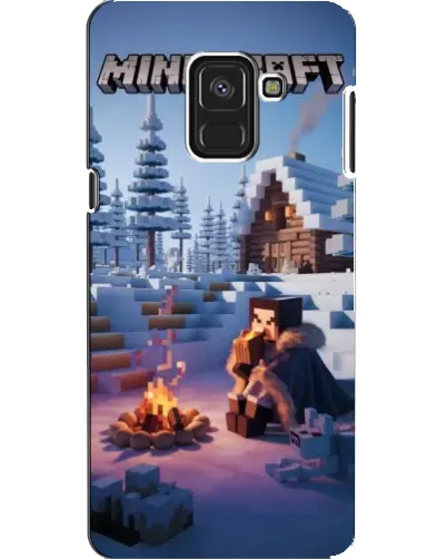 Чехол для Samsung Galaxy A8 2018 (A530F) с картинкой «Зимний Minecraft» Чехол для Samsung Galaxy A8 2018 (A530F) с картинкой «Зимний Minecraft»