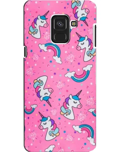 Чохол для Samsung Galaxy A8 2018 (A530F) з картинкою «Unicorn паттерн рожевий» Чохол для Samsung Galaxy A8 2018 (A530F) з картинкою «Unicorn паттерн рожевий»