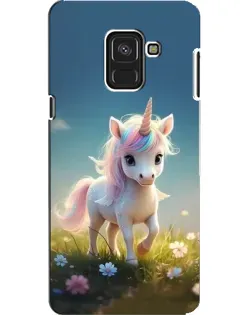 Чохол для Samsung Galaxy A8 2018 (A530F) з картинкою «Єдиноріг на галявині» Чохол для Samsung Galaxy A8 2018 (A530F) з картинкою «Єдиноріг на галявині»