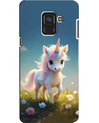 Чохол для Samsung Galaxy A8 2018 (A530F) з картинкою «Єдиноріг на галявині» Чохол для Samsung Galaxy A8 2018 (A530F) з картинкою «Єдиноріг на галявині»