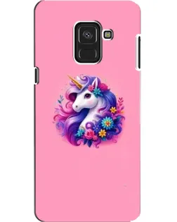 Чохол для Samsung Galaxy A8 2018 (A530F) з картинкою «Казковий єдиноріг»