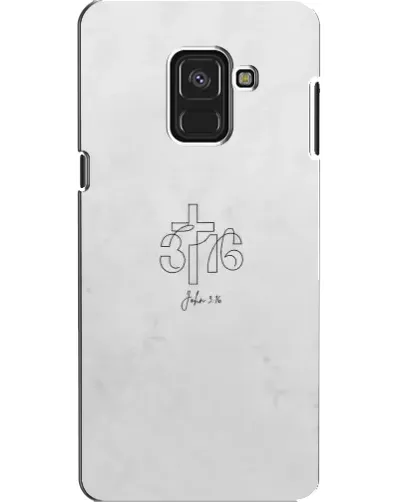 Чохол для Samsung Galaxy A8 2018 (A530F) з картинкою «Івана 3:16 Хрест» Чохол для Samsung Galaxy A8 2018 (A530F) з картинкою «Івана 3:16 Хрест»