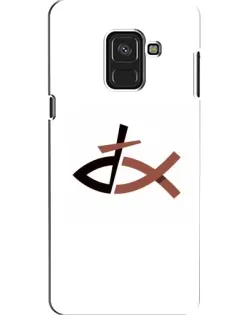 Чохол для Samsung Galaxy A8 2018 (A530F) з картинкою «Риба та хрест»